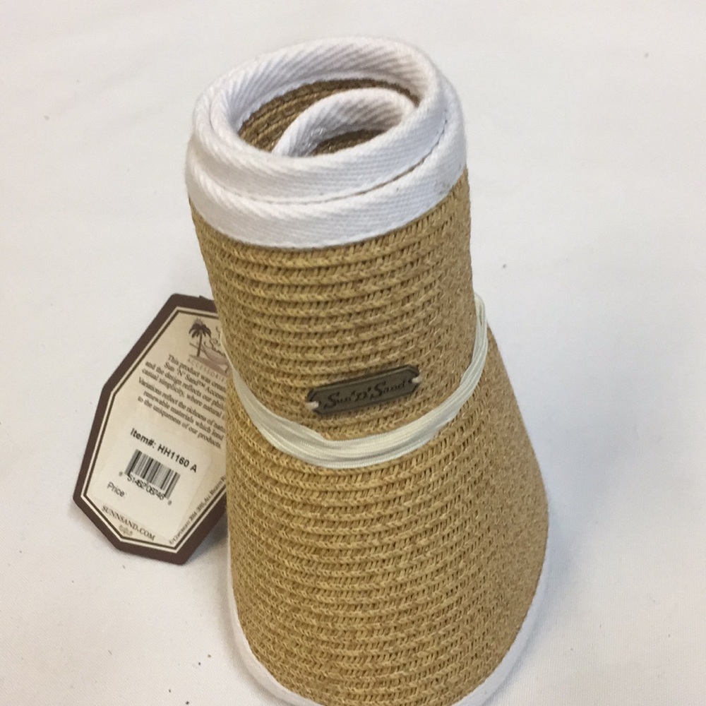 NWT Sun & Sand Wraparound Visor.